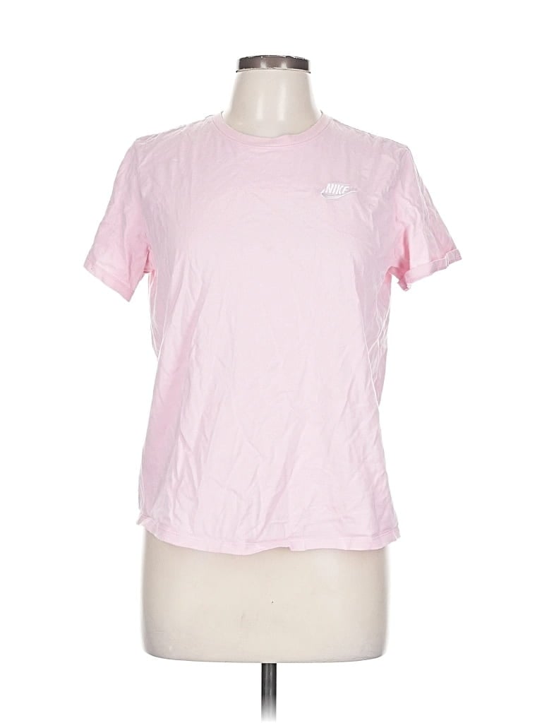 Pre-owned Nike Active T-shirt In Pink