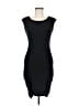 Volume One Solid Black Cocktail Dress Size M - photo 1