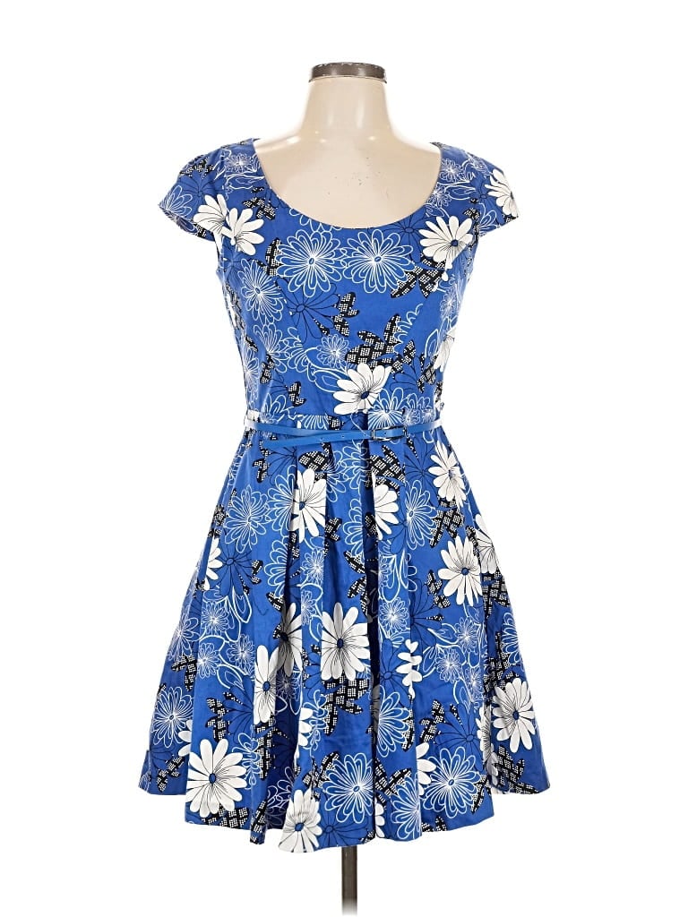 Oasis Casual Dress In Blue