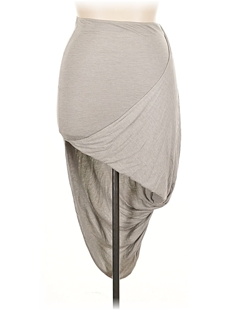 Pre-owned Allsaints Casual Skirt In Gray