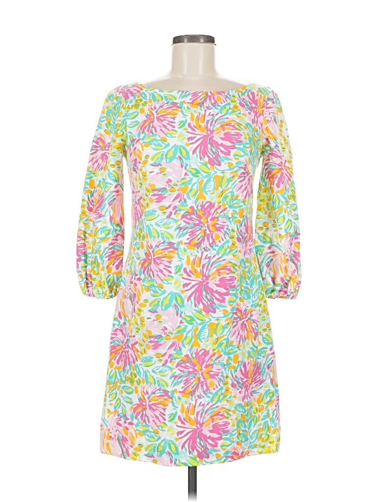 Pre-owned Lilly Pulitzer Casual Dress In White
