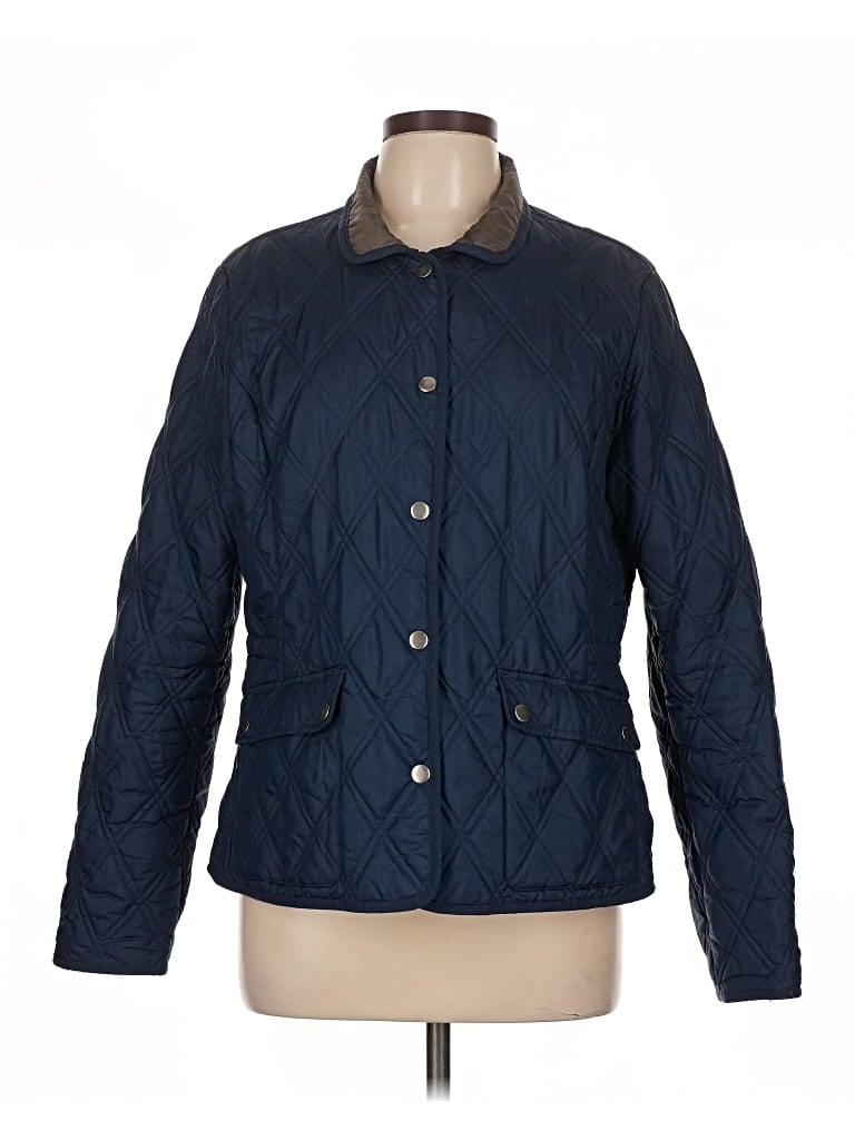 Pre-owned Eddie Bauer Jacket In Blue