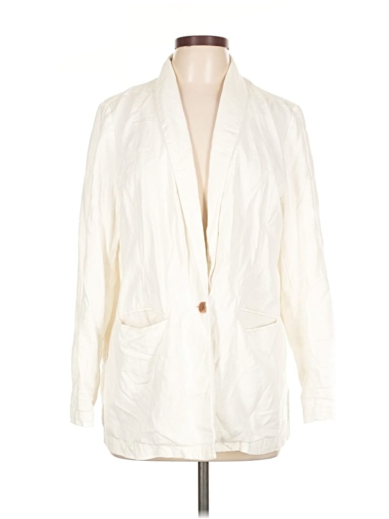 Pre-owned Old Navy Blazer Jacket In White
