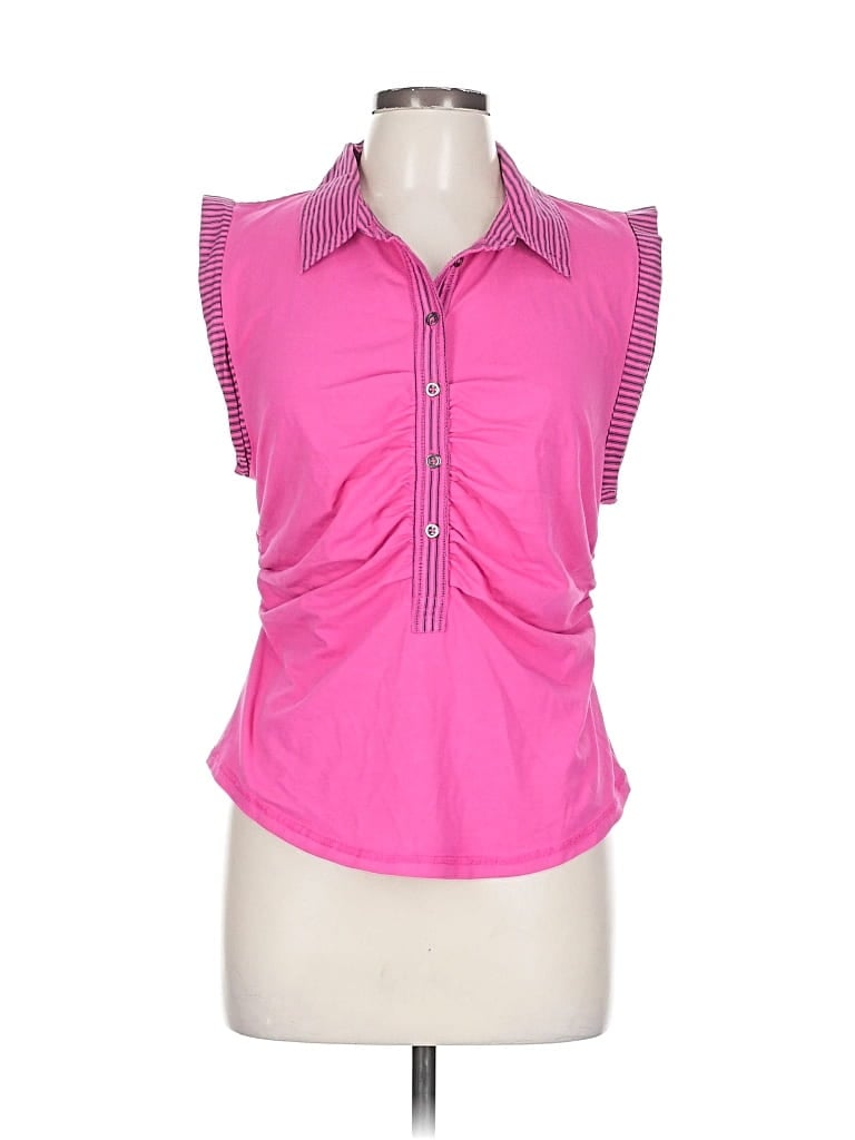 Pre-owned Pilcro Sleeveless Blouse In Pink