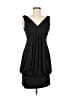 Eliza J Solid Black Cocktail Dress Size 6 - photo 1