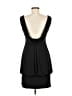 Eliza J Solid Black Cocktail Dress Size 6 - photo 2