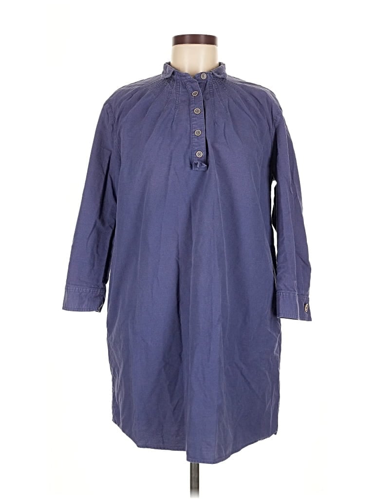 Pre-owned Pomander Place Long Sleeve Polo Shirt In Blue