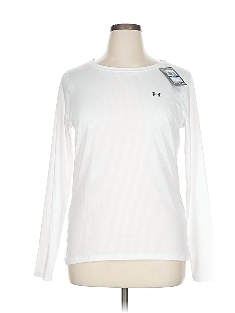 Pre-owned Under Armour Long Sleeve T-shirt In White