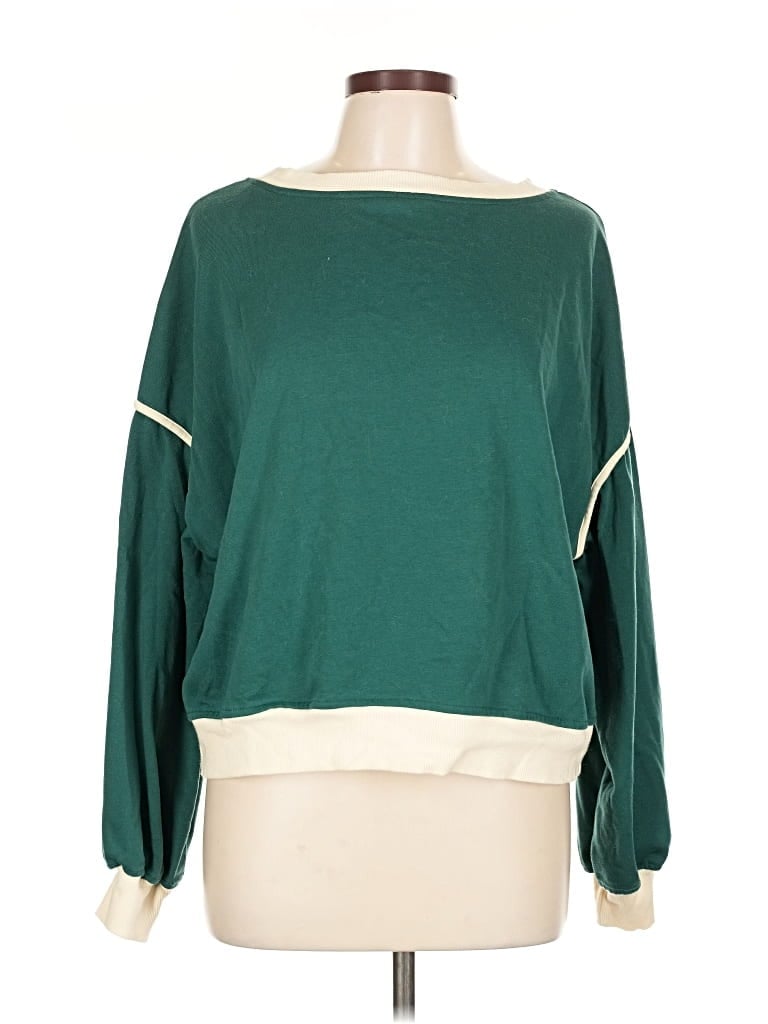 Pre-owned Unbranded Pullover Sweater In Green