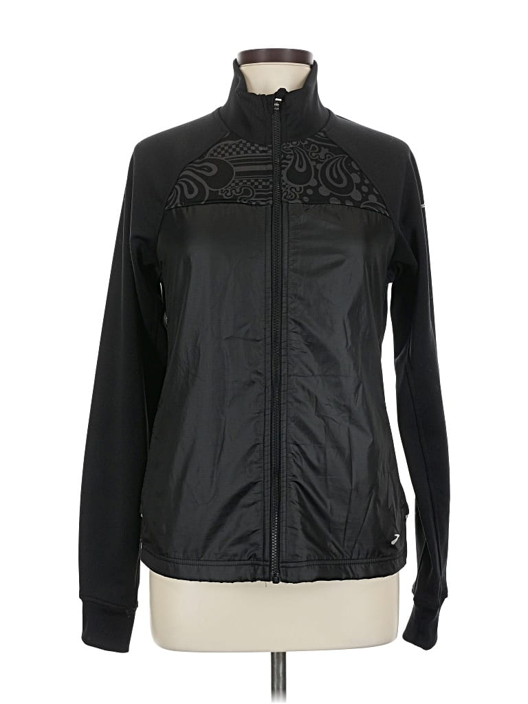 Pre-owned Brooks Track Jacket In Black