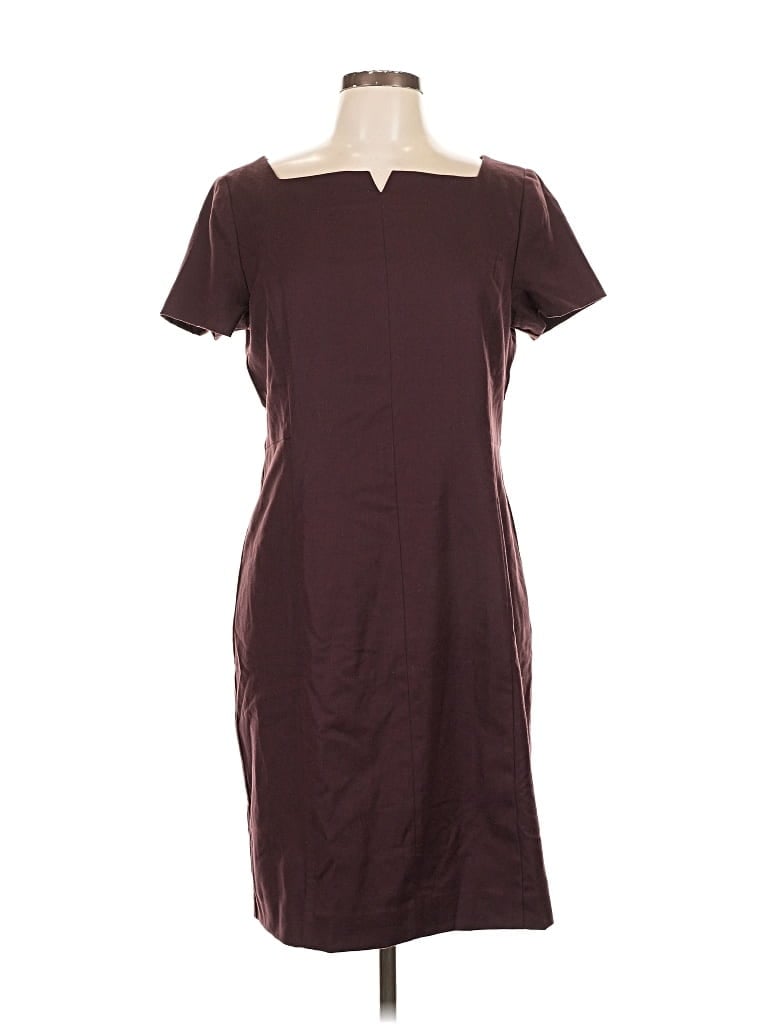 Pre-owned Talbots Casual Dress In Burgundy