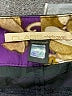 Class Roberto Cavalli Black Purple Casual Pants Size 10 - photo 6