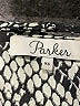 Parker 100% Silk Paisley Silver Jumpsuit Size XS - photo 4