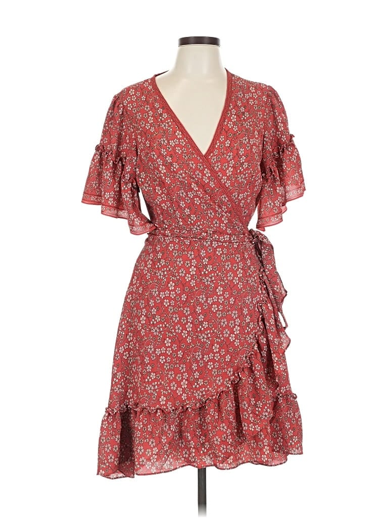 Pre-owned Max Studio Casual Dress In Red
