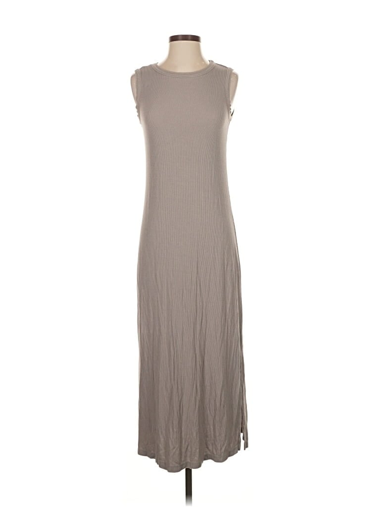 Pre-owned Barefoot Dreams Casual Dress In Gray