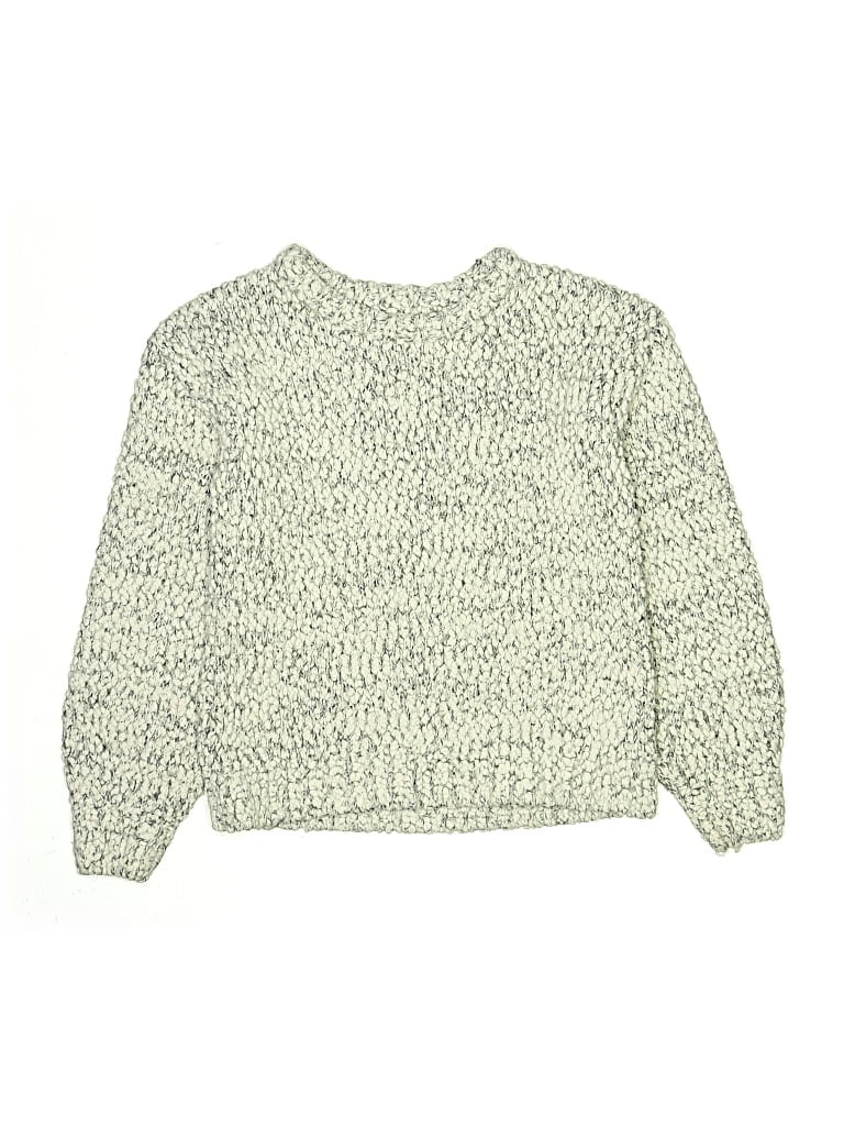 Pre-owned Cat & Jack Kids' Pullover Sweater In White