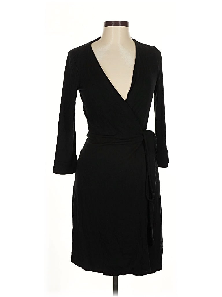 Pre-owned Diane Von Furstenberg Cocktail Dress In Black