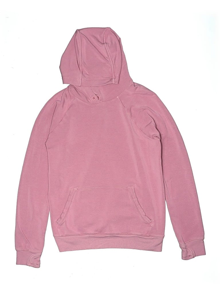 Pre-owned Athleta Girl Kids' Pullover Hoodie In Pink