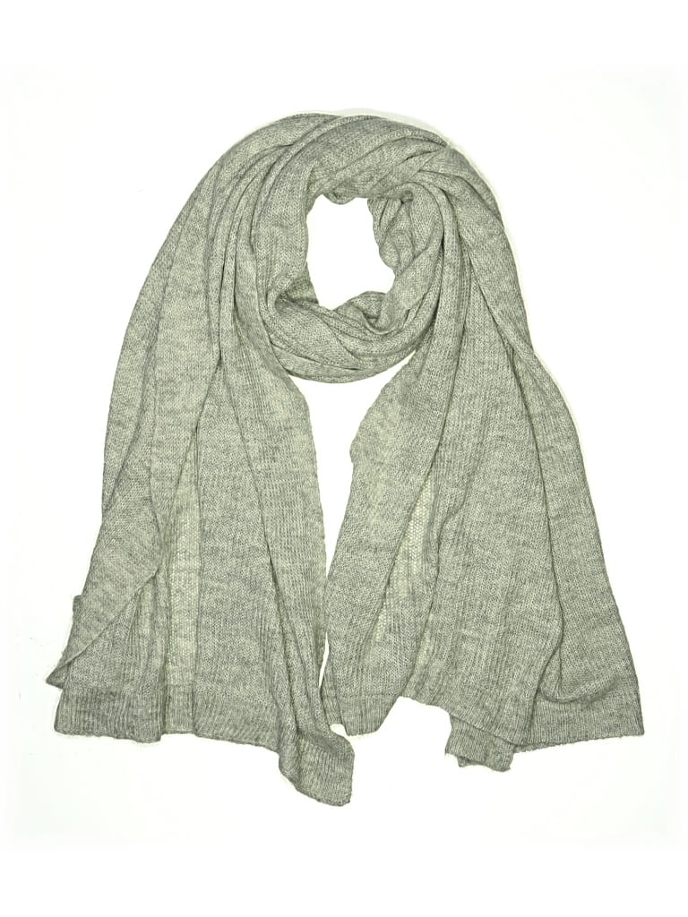 Pre-owned Free People Scarf In Gray