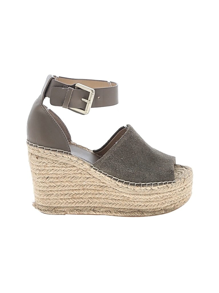Pre-owned Marc Fisher Ltd Wedges In Gray
