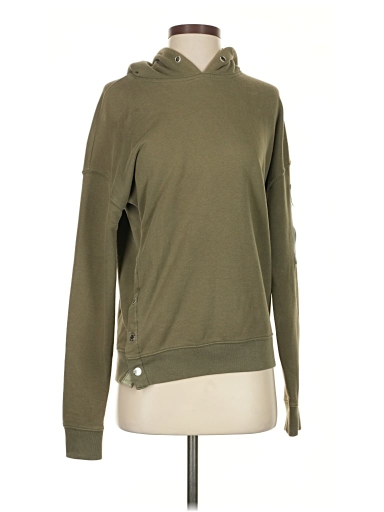 Pre-owned Abercrombie & Fitch Long Sleeve T-shirt In Green