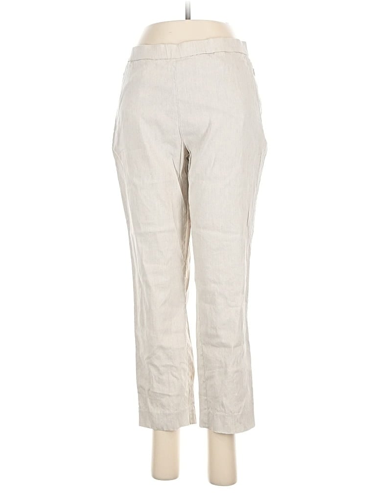 Pre-owned Theory Linen Pants In White