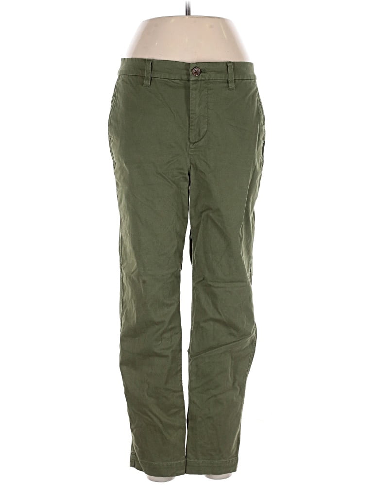 Pre-owned J.crew Factory Store Khaki Pant In Green