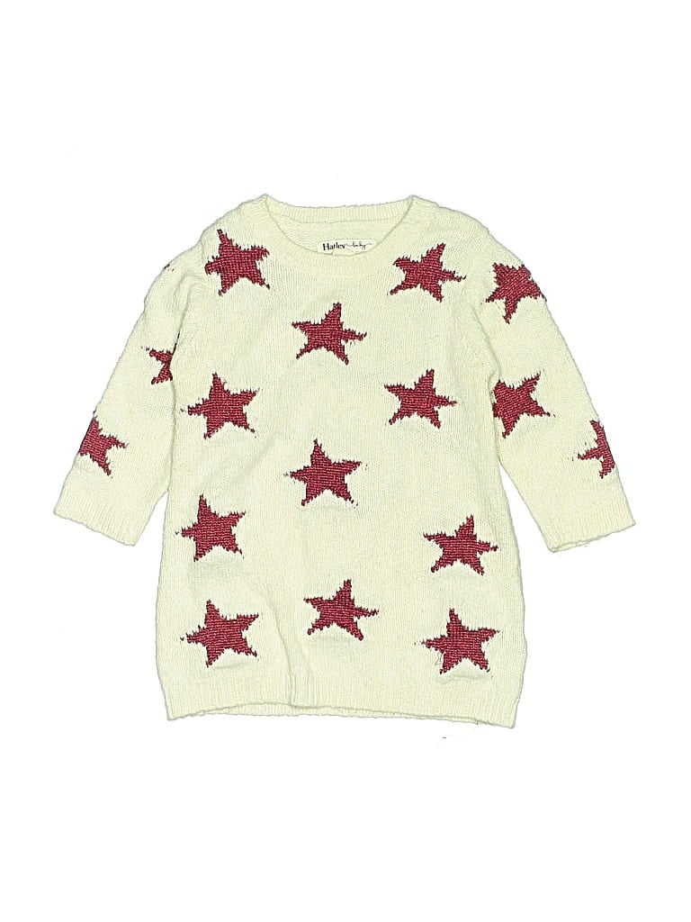 Pre-owned Hatley Kids' Pullover Sweater In White