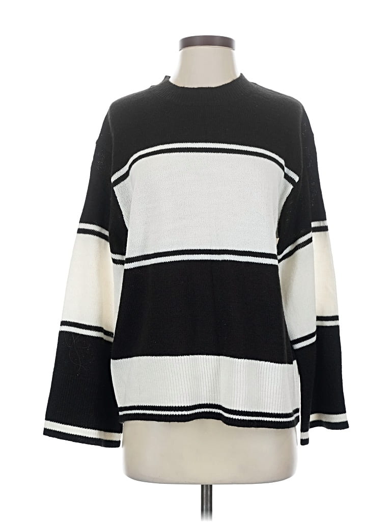 Pre-owned Divided By H&m Pullover Sweater In Black