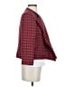 Kasper Plaid Burgundy Blazer Size S - photo 4