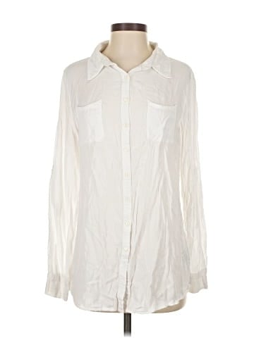 Kardashian Kollection Long Sleeve Button-Down Shirt (view 1)