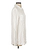 Kardashian Kollection Ivory Long Sleeve Button-Down Shirt Size S - photo 4