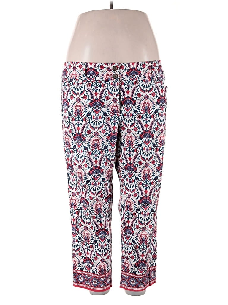 Pre-owned Ann Taylor Loft Outlet Casual Pants In Burgundy