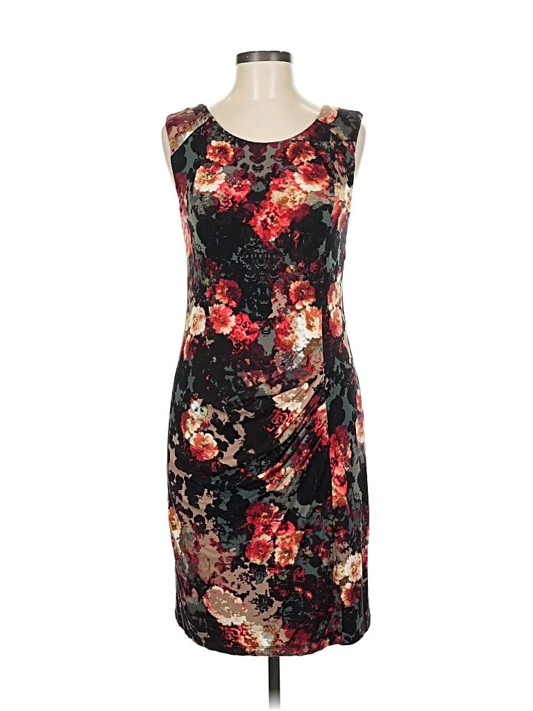 Pre-owned Carmen Marc Valvo Casual Dress In Black