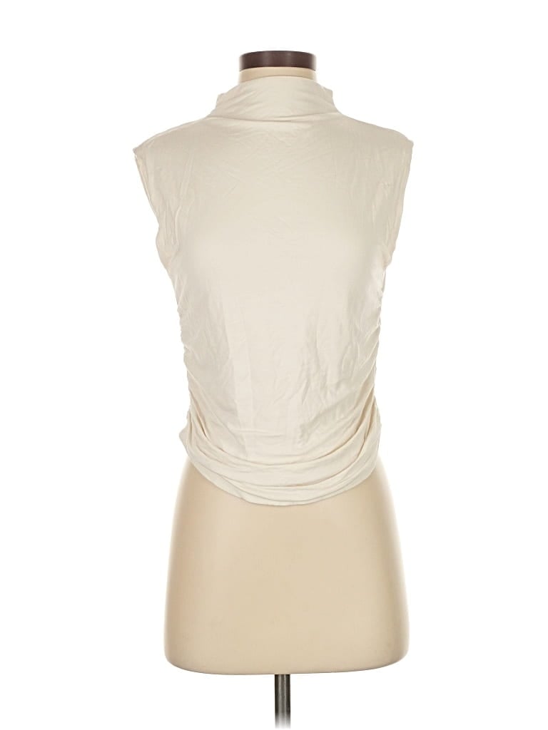 Pre-owned A New Day Sleeveless Blouse In White