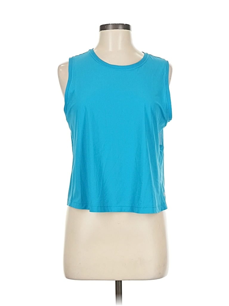 Pre-owned Athleta Sleeveless T-shirt In Blue
