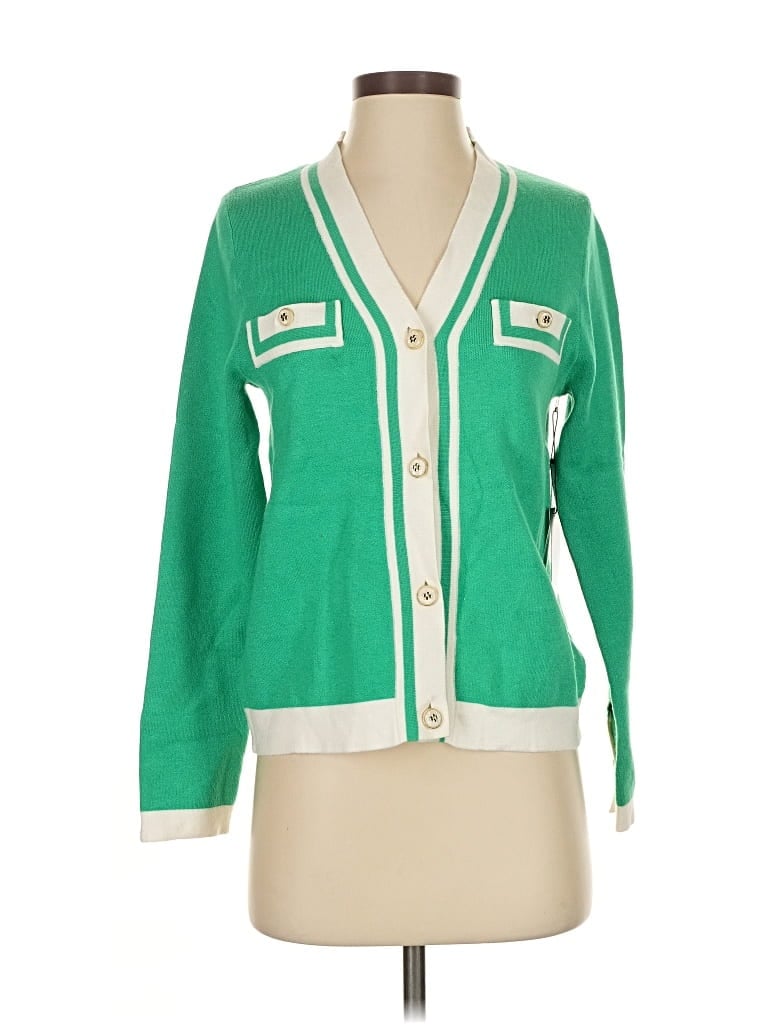 Adrienne Vittadini Cardigan Sweater In Green