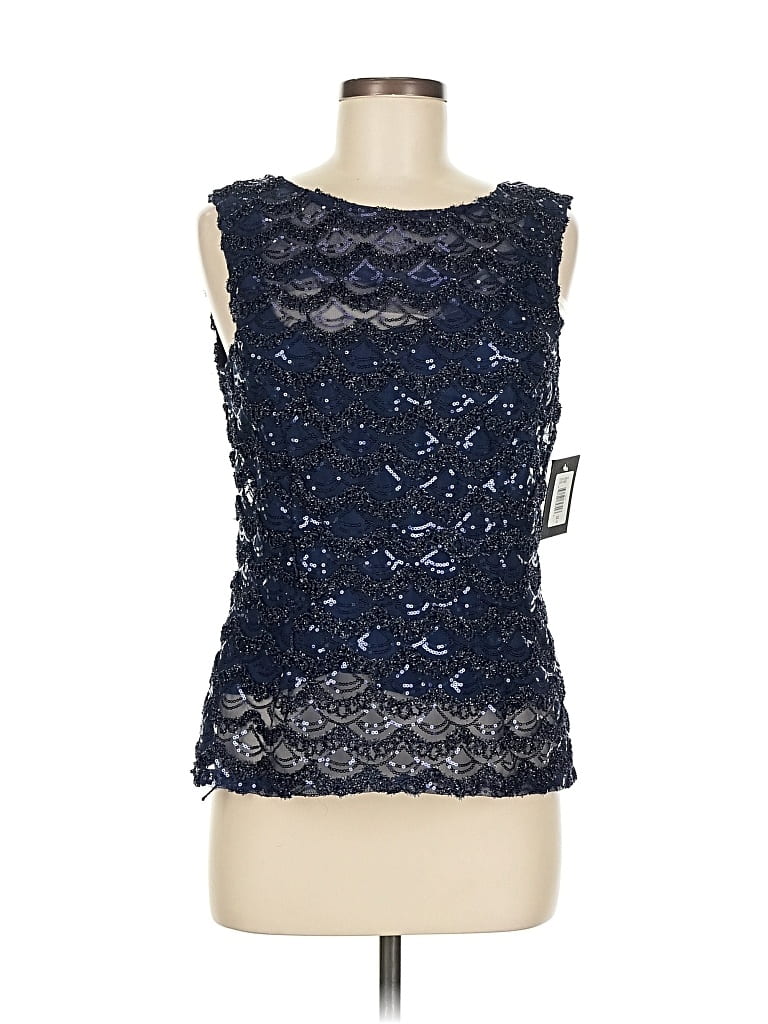 Marina Sleeveless Blouse In Blue