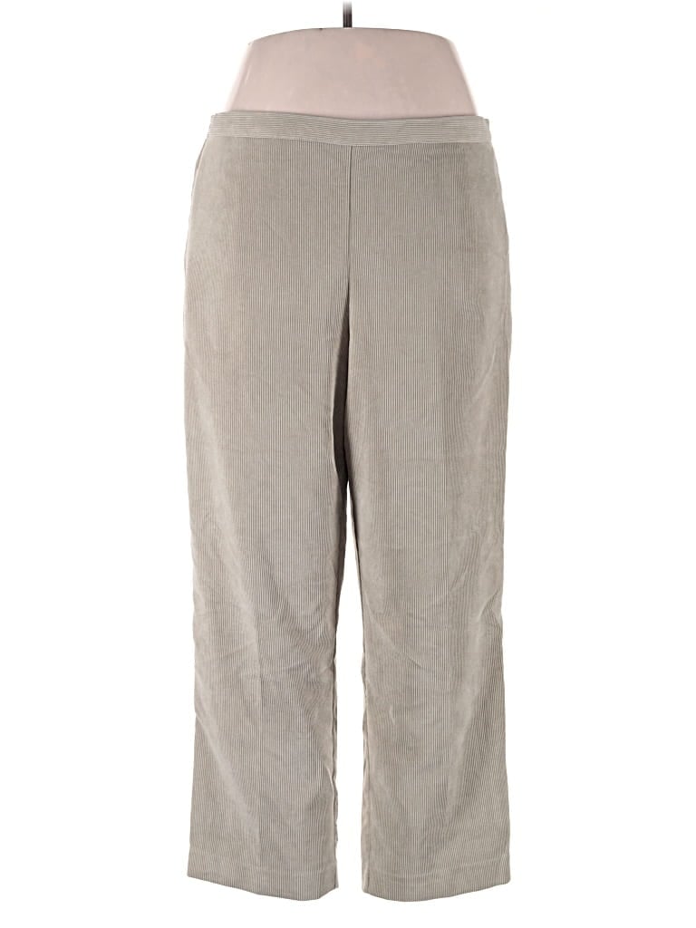 Pre-owned Alfred Dunner Casual Pants In Gray