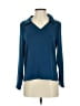 Petite Assembly Teal Blue Long Sleeve Blouse Size S - photo 1