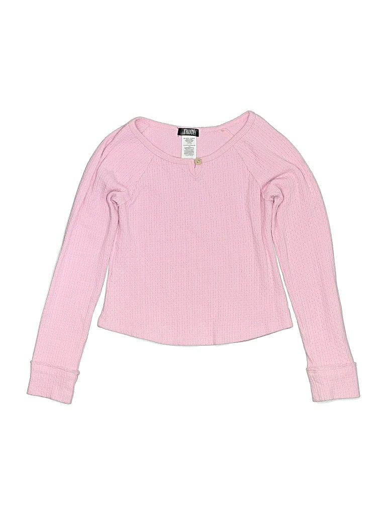 Pre-owned Truce Kids' Long Sleeve T-shirt In Pink