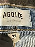 AGOLDE 100% Cotton Graphic Blue Jeans Size 22 - photo 7