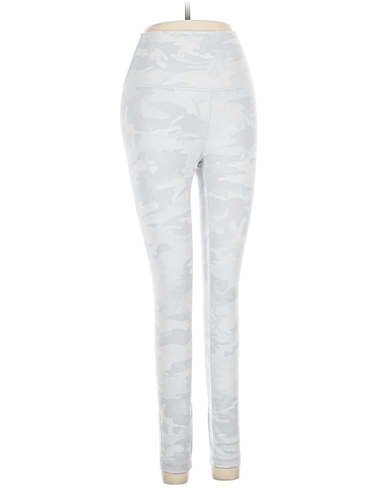 Pre-owned Lululemon Athletica Active Pants In Silver