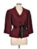 Adrianna Papell Burgundy Blazer Size L (estimated) - photo 1