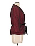 Adrianna Papell Burgundy Blazer Size L (estimated) - photo 4
