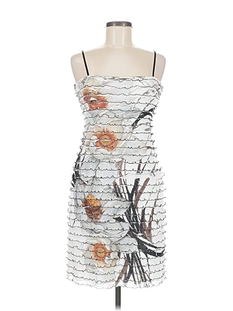 Pre-owned Dressbarn Cocktail Dress In White