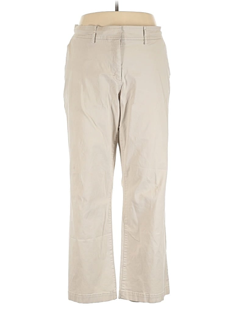 Pre-owned Tommy Hilfiger Khaki Pant In Brown