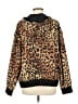LPA 100% Polyester Animal Print Gold Windbreaker Size M - photo 2