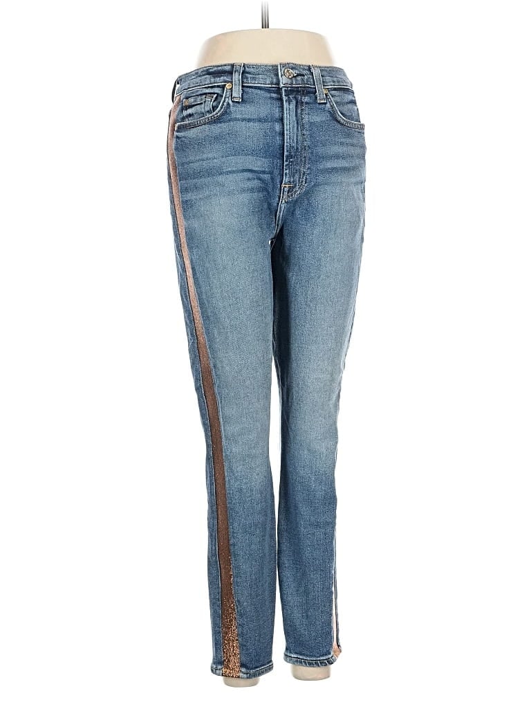 Pre-owned 7 For All Mankind Jeans In Blue