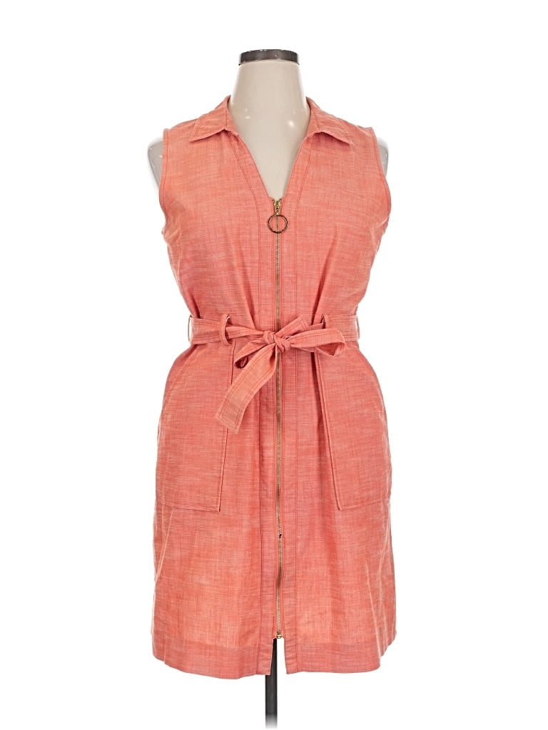 Pre-owned Sharagano Casual Dress In Orange